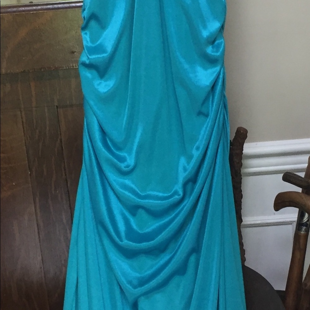 Light blue prom dress